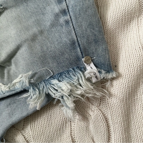 One Teaspoon 2020 Denim Skirt Distressed Size 32 - Picture 3 of 12